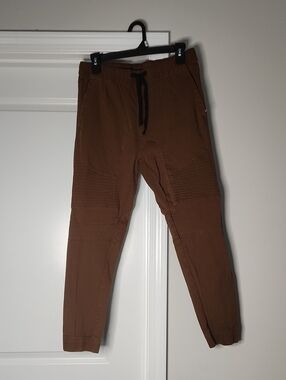 TRUE ROCK Men's Brown Drawstring Joggers